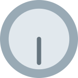 Six Thirty Clock - Twemoji