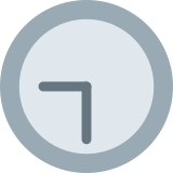 Clock Face Nine-Thirty - Twemoji