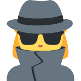 Woman Detective - Twemoji