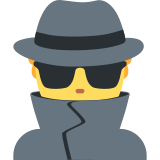 Man Detective - Twemoji