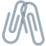 Linked Paperclips - Twemoji