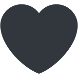 Black Heart - Twemoji