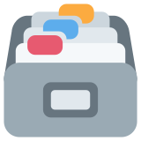 Card File Box - Twemoji