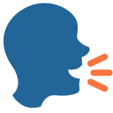 Speaking Head - Twemoji