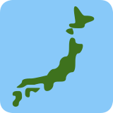 Map of Japan - Twemoji