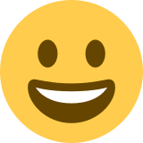 Grinning Face - Twemoji