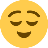 Relieved Face - Twemoji