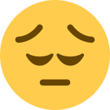 Pensive Face - Twemoji