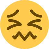 Confounded Face - Twemoji
