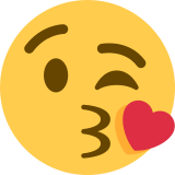 Face Blowing Kiss - Twemoji
