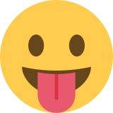 Face with Stuck-Out Tongue - Twemoji