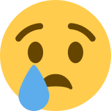 Crying Face - Twemoji