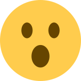 Face with Open Mouth - Twemoji
