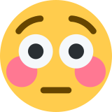 Flushed Face - Twemoji