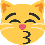 Kissing Cat Face - Twemoji