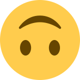 Upside-Down Face - Twemoji