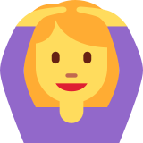 Woman Gesturing OK - Twemoji
