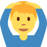 Man Gesturing OK - Twemoji
