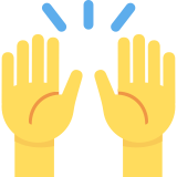 Raising Hands - Twemoji