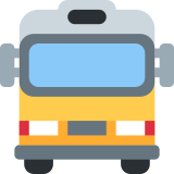 Oncoming Bus - Twemoji