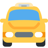 Oncoming Taxi - Twemoji