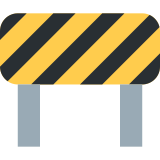 Construction Barrier - Twemoji