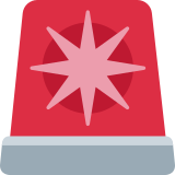 Red Police Light - Twemoji