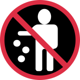 No Littering - Twemoji