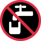 Non-Potable Water Symbol - Twemoji