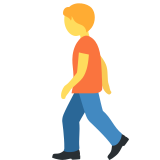 Person Walking - Twemoji