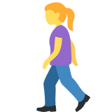 Woman Walking - Twemoji