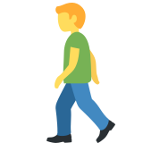 Man Walking - Twemoji