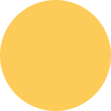 Yellow Circle - Twemoji