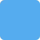 Large Blue Square - Twemoji