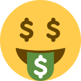 Money-Mouth Face - Twemoji