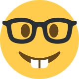 Nerd Face - Twemoji