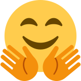 Smiling Face with Open Hands (Hugging Face) - Twemoji