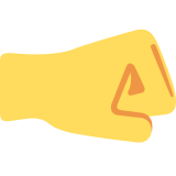 Right-Facing Fist - Twemoji
