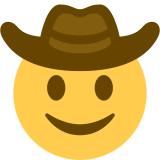 Cowboy Hat Face - Twemoji