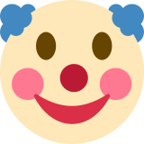 Clown Face - Twemoji