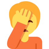 Face Palm - Twemoji