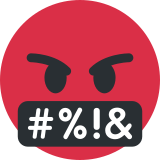 Cursing Face (Face with Symbols on Mouth) - Twemoji