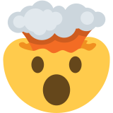 Exploding Head - Twemoji