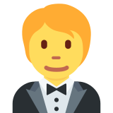 Man in Tuxedo - Twemoji