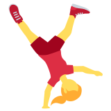 Woman Cartwheeling - Twemoji