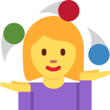 Woman Juggling - Twemoji