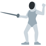 Person Fencing - Twemoji