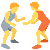 People Wrestling - Twemoji