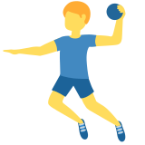 Man Playing Handball - Twemoji