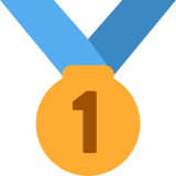 1st Place Medal - Twemoji